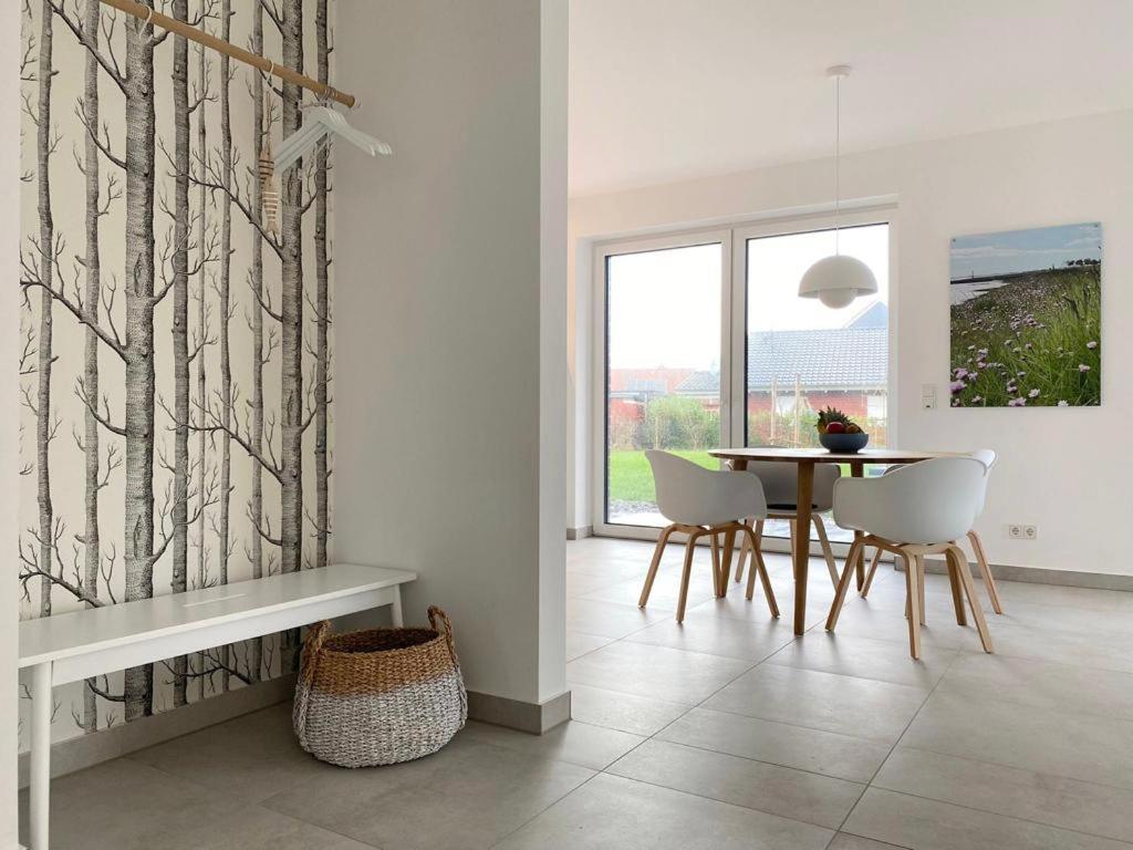 Ferienwohnung Hein Am Nordseedeich บุทยาดิงเงน ภายนอก รูปภาพ