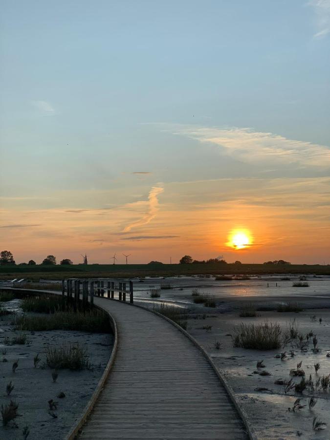 Ferienwohnung Hein Am Nordseedeich บุทยาดิงเงน ภายนอก รูปภาพ